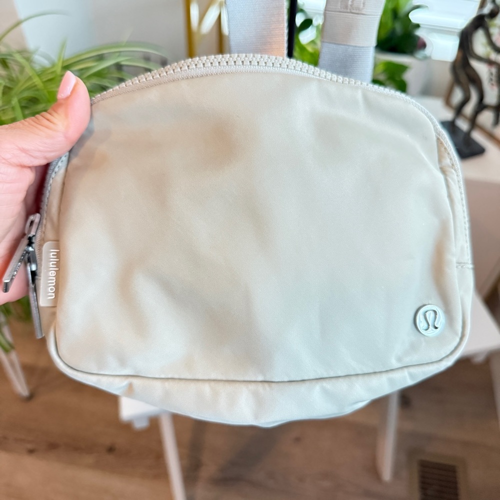 lululemon athletica Cream color Crossbody Bag